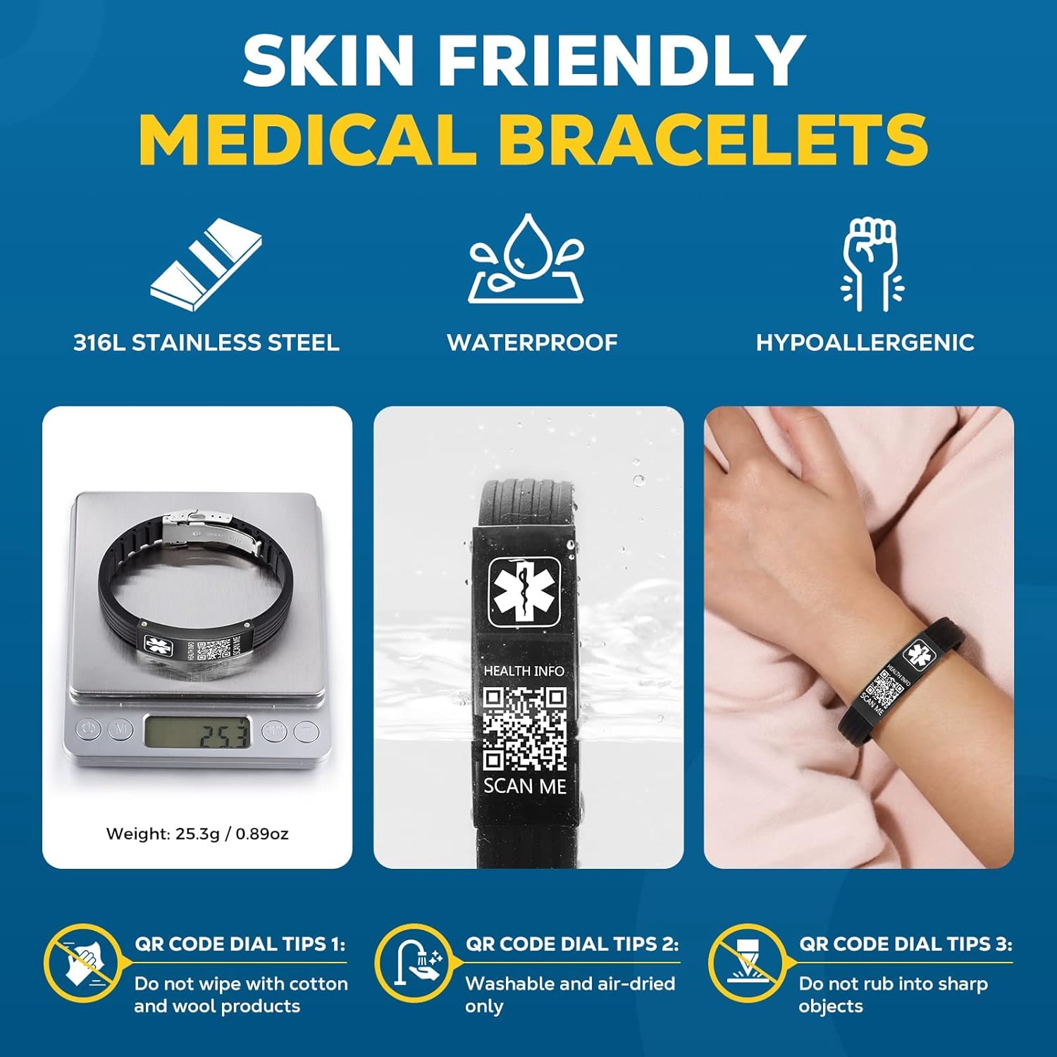 Comparing 6 Medical Alert Bracelets: Features and Options